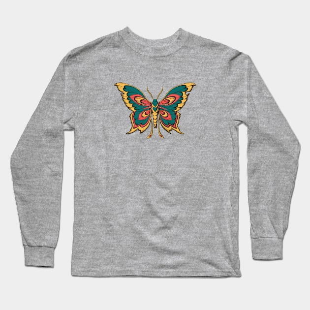 butterfly Long Sleeve T-Shirt by doddie